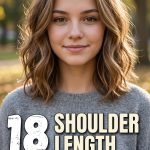 18 Shoulder Length Hairstyles for Diamond Face Shape