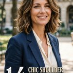 14 Chic Shoulder Length Haircuts for Women Over 40