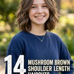 14 Mushroom Brown Shoulder Length Haircuts
