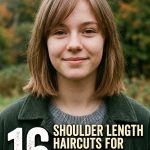 16 Shoulder Length Haircuts for Fine Hair with Side Fringe