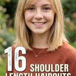 16 Shoulder Length Haircuts for Fine Hair with Side Fringe