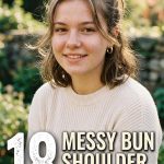18 Messy Bun Shoulder Length Hairstyles