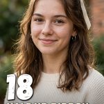 18 Half Up Ribbon Shoulder Length Hairstyles