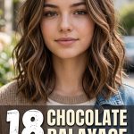 18 Chocolate Balayage Shoulder Length Hairstyles