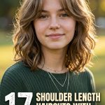 17 Shoulder Length Haircuts with Side Bangs