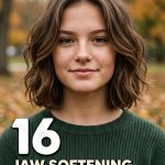 16 Jaw Softening Shoulder Length Hairstyles for Square Face