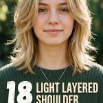18 Light Layered Shoulder Length Haircuts for Fine Hair