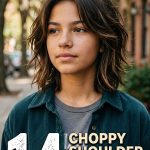 14 Choppy Shoulder Length Layered Haircuts
