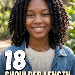 18 Shoulder Length Hairstyles for 4c Natural Hair