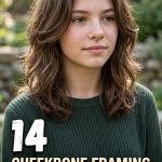 14 Cheekbone Framing Shoulder Length Haircuts for Heart Face