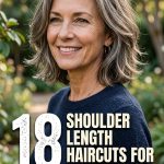 18 Shoulder Length Haircuts for Women Over 50