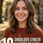 19 Shoulder Length Hairstyles with Feathered Layers