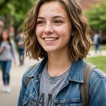 18 Quick College Girl Shoulder Length Hairstyles