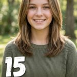 15 V Cut Shoulder Length Layered Haircuts