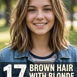 17 Brown Hair with Blonde Highlights Shoulder Length Hairstyles