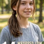 14 Wrapped Low Ponytail Shoulder Length Hairstyles