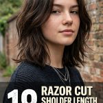 18 Razor Cut Shoulder Length Haircuts for Thick Hair