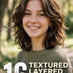 16 Textured Layered Shoulder Length Haircuts