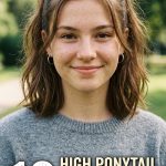 18 High Ponytail Hairstyles for Shoulder Length Hair