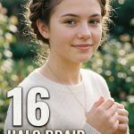 16 Halo Braid Shoulder Length Hairstyles