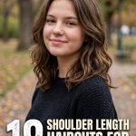 18 Shoulder Length Haircuts for Round Faces