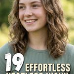 19 Effortless Heatless Wavy Shoulder Length Hairstyles