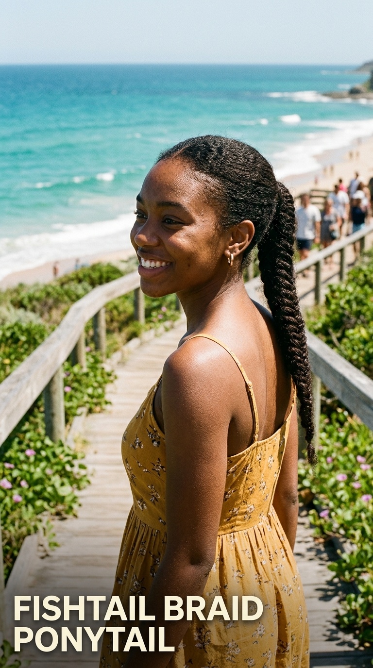 Fishtail Braid Ponytail