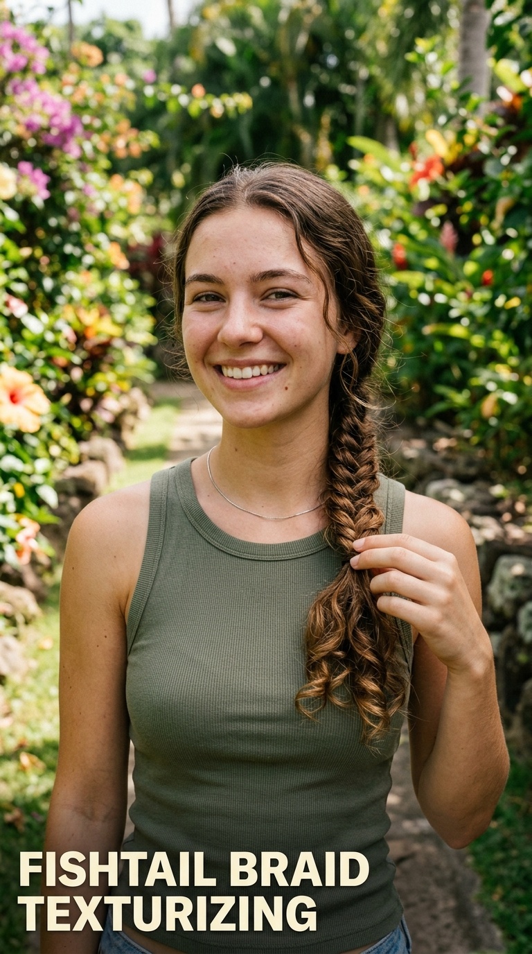 Fishtail Braid Texturizing