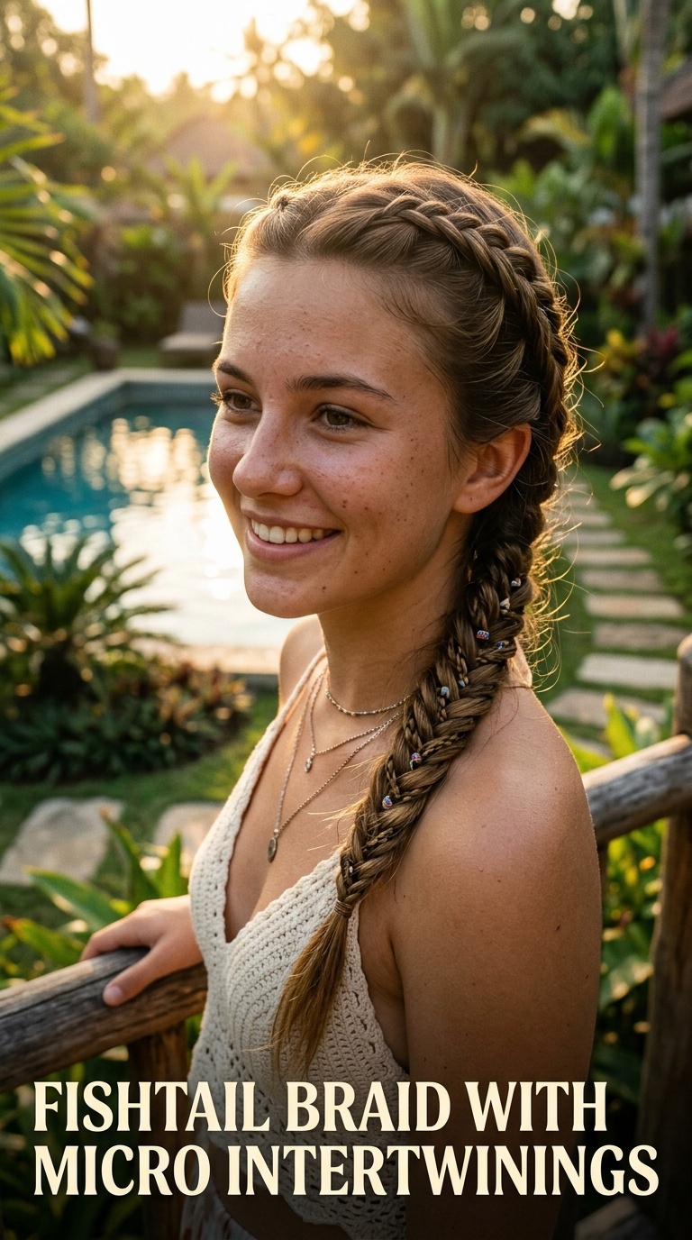 Fishtail Braid with Micro Intertwinings