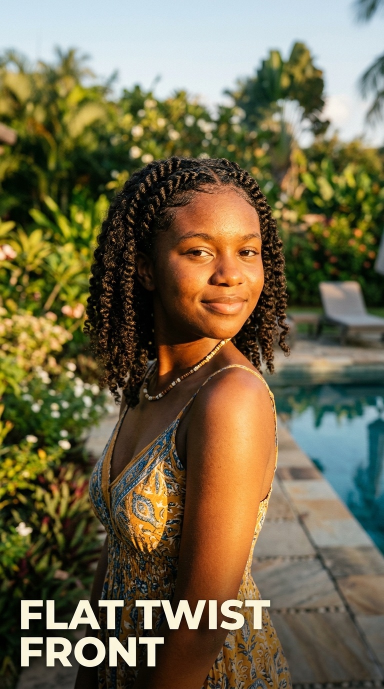 Flat Twist Front