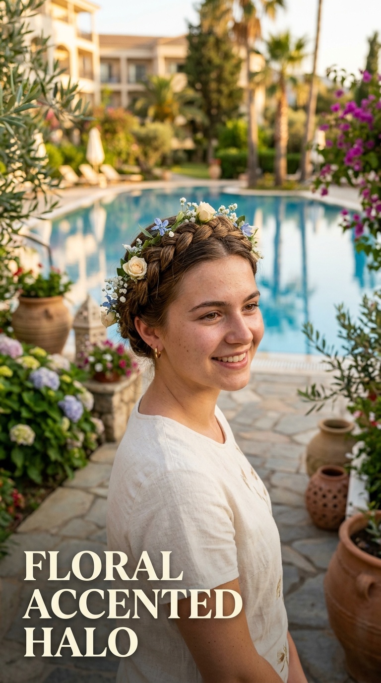 Floral Accented Halo