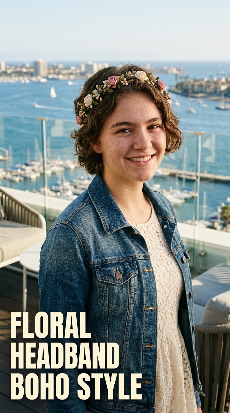 Floral Headband Boho Style