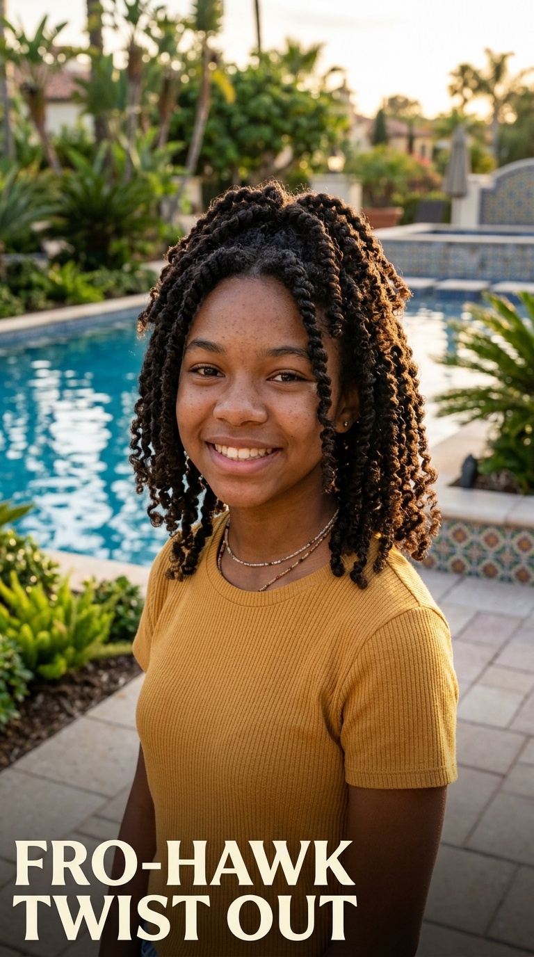 Fro-Hawk Twist Out