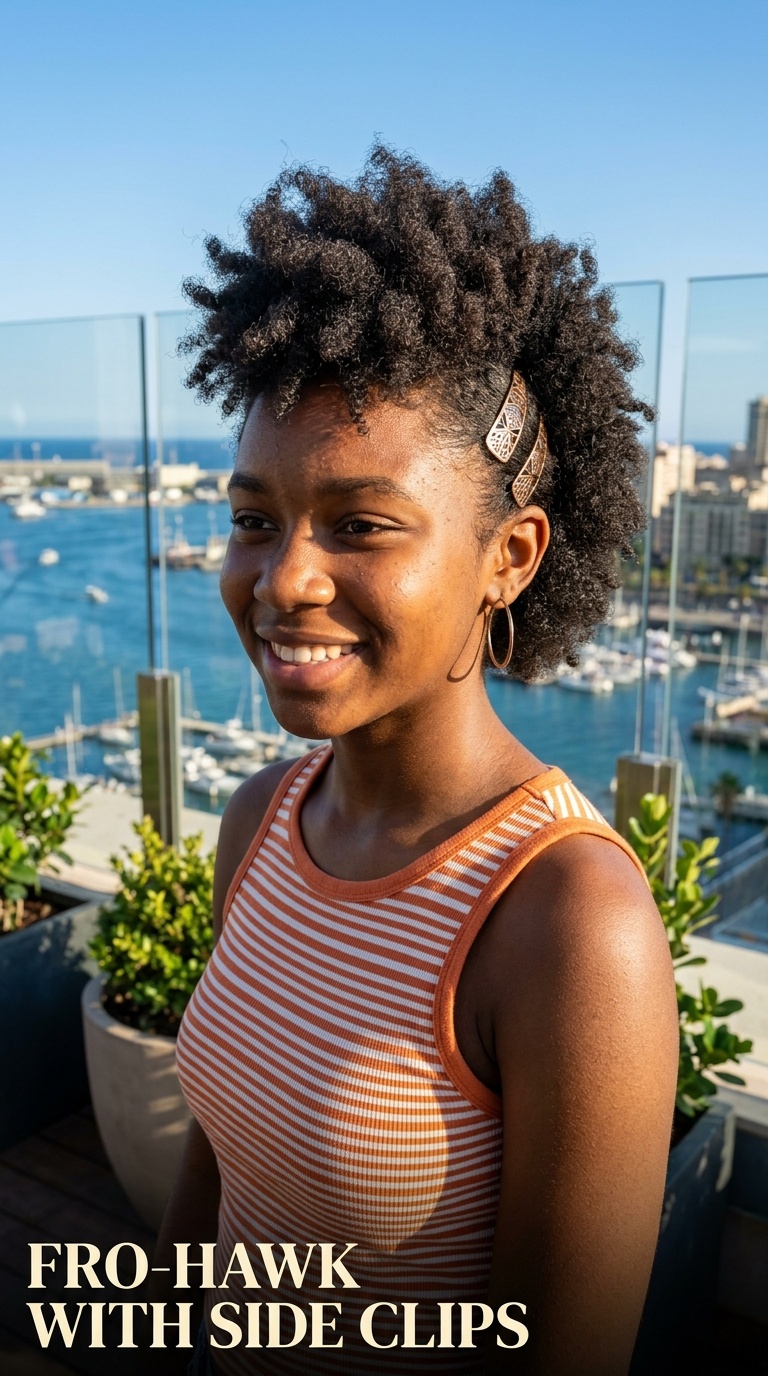 Fro-Hawk with Side Clips