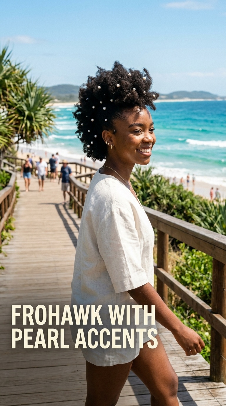 Frohawk with Pearl Accents