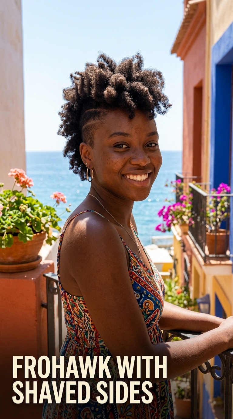 Frohawk with Shaved Sides