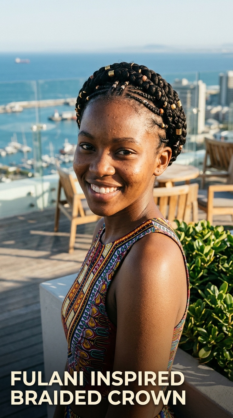Fulani Inspired Braided Crown
