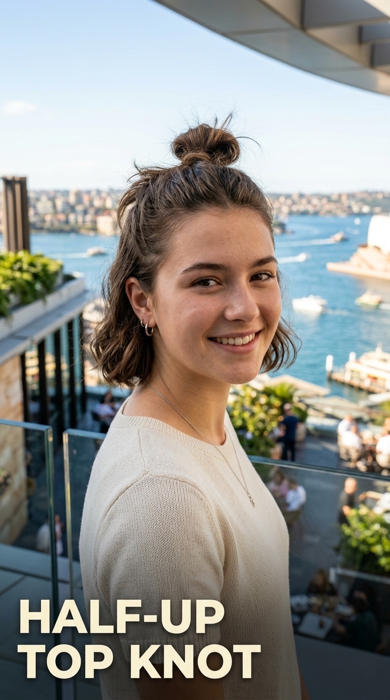 Half-Up Top Knot