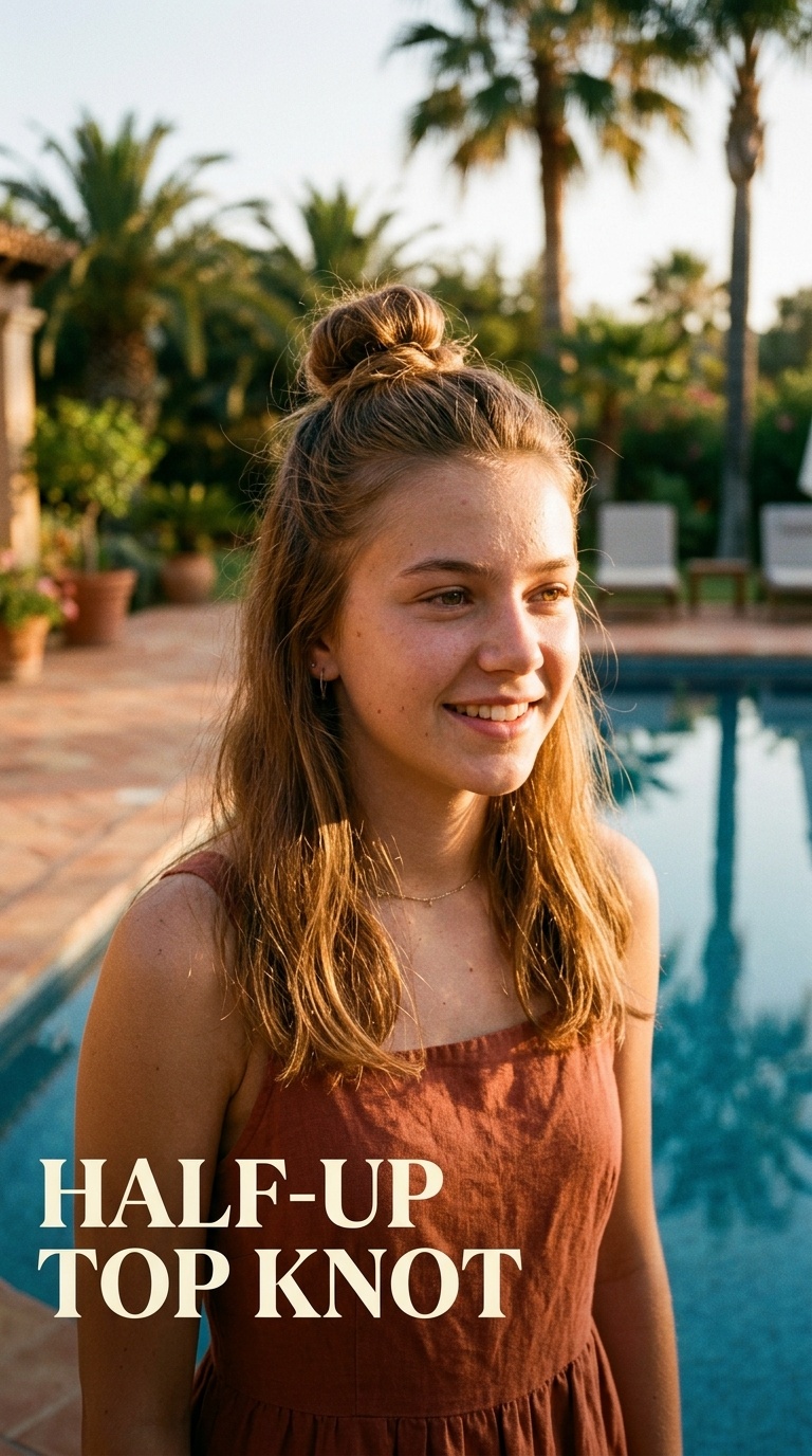 Half-Up Top Knot