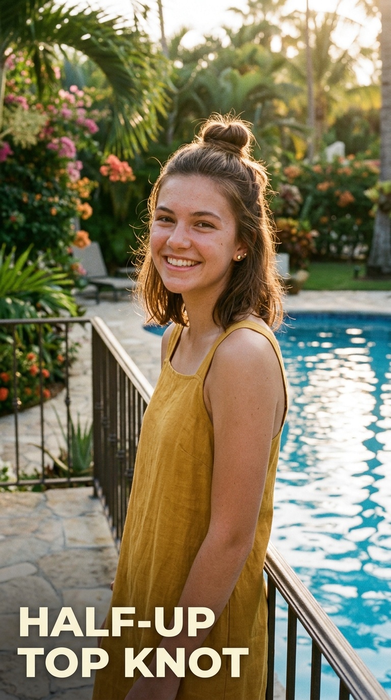Half-Up Top Knot