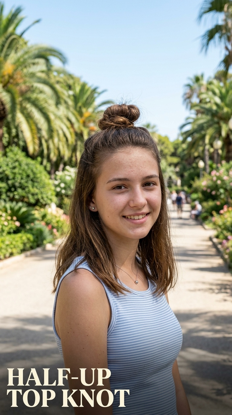 Half-Up Top Knot