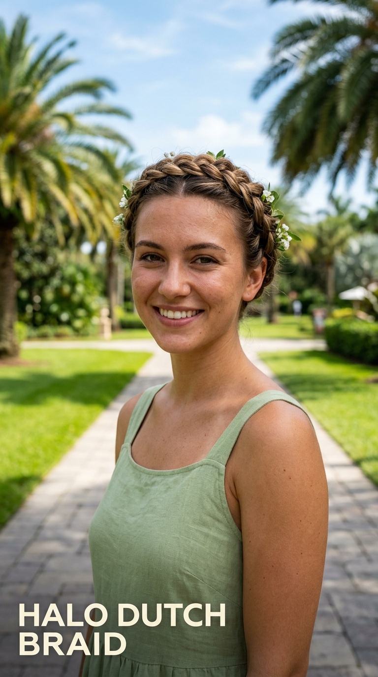 Halo Dutch Braid