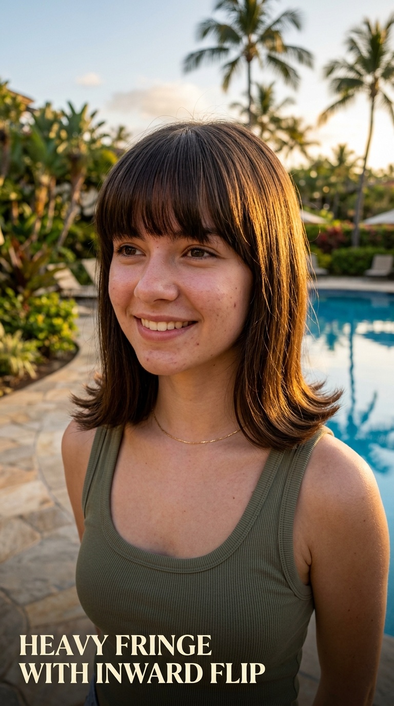 Heavy Fringe with Inward Flip