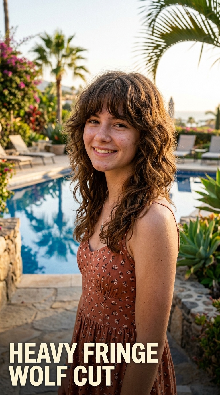 Heavy Fringe Wolf Cut