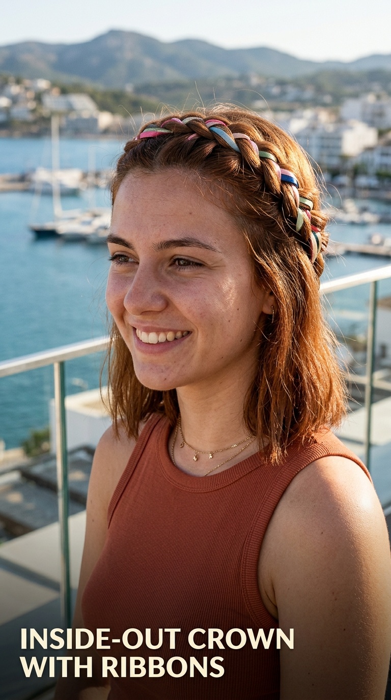 Inside-Out Crown with Ribbons