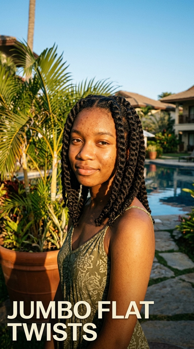 Jumbo Flat Twists