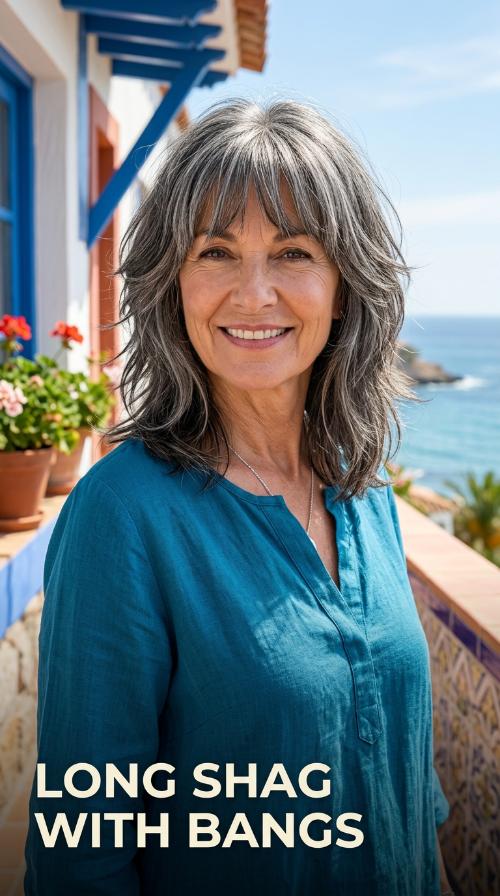 Long Shag with Bangs