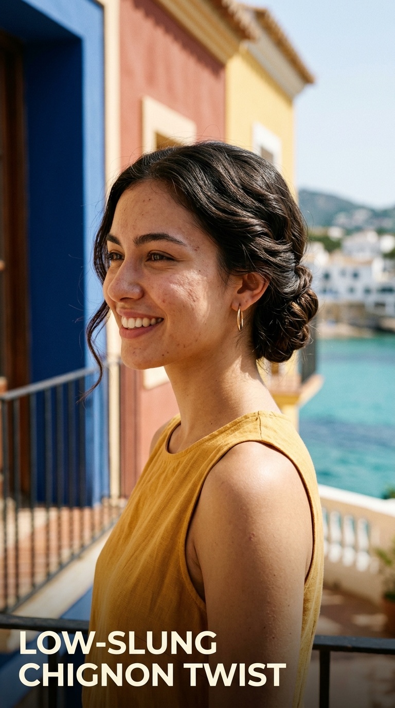 Low-Slung Chignon Twist