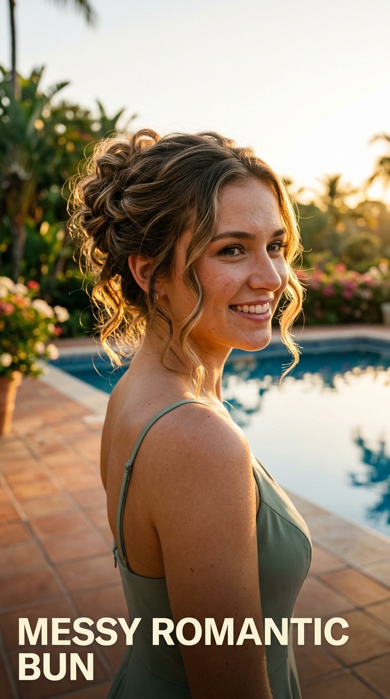 Messy Romantic Bun