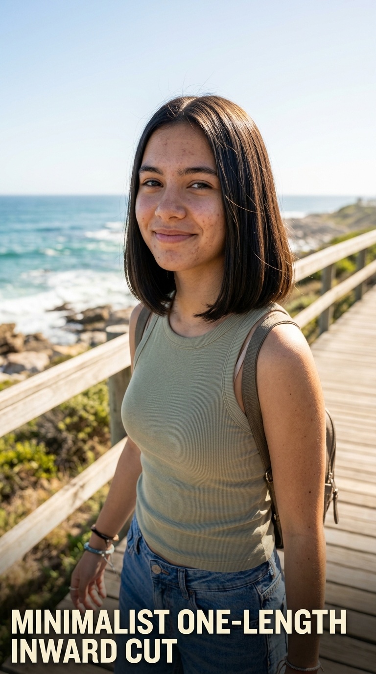 Minimalist One-Length Inward Cut